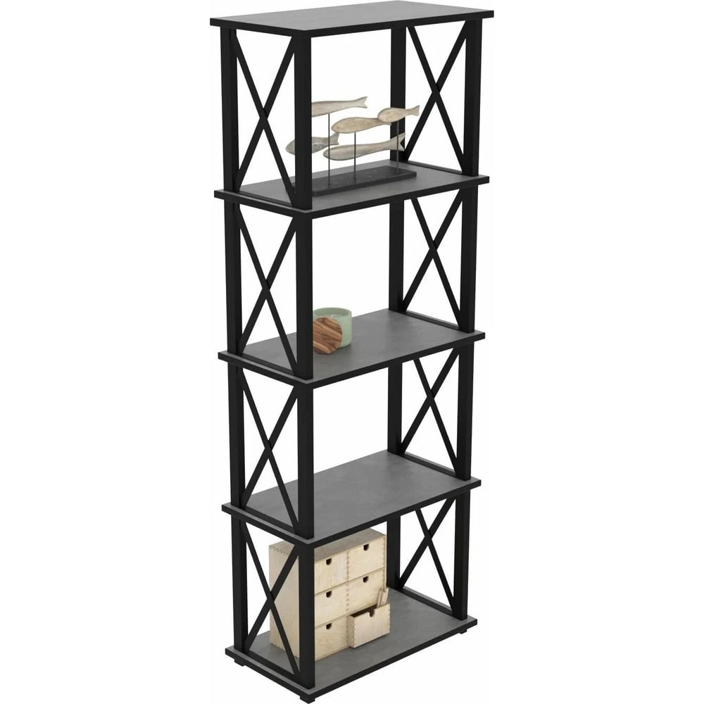 Изображение товара Стеллаж Эвент Лофт-5 СЛ-5 500x300x1470 Вулканический серый