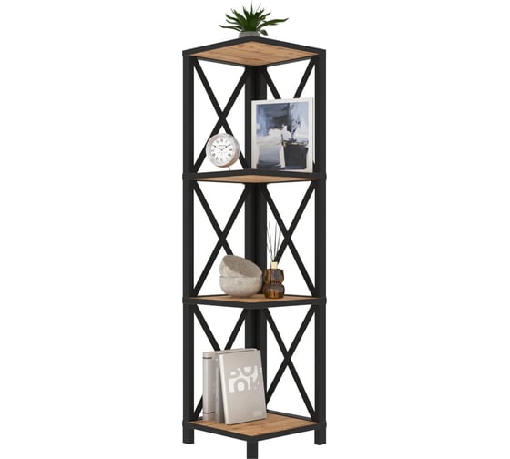 Изображение товара Стеллаж Эвент Слим-4 СС-4 291*291*1120 Дуб Вотан