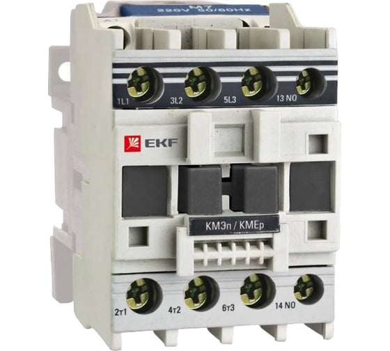 Изображение товара Малогабаритный контактор EKF КМЭп PROxima 9А 110В DC 1NO ctr-s-9-110-p