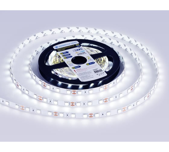 Изображение товара Светодиодная лента Ambrella light 5050 60Led /14.4W m/ 12V IP20 6500K 5m GS2003