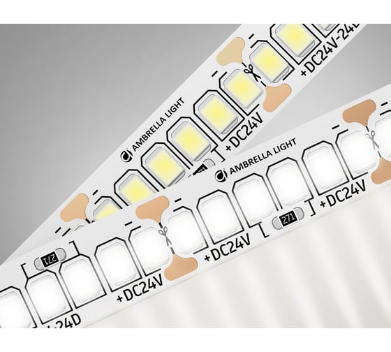 Изображение товара Светодиодная лента Ambrella light 2835 240Led /22W m/ 24V IP20 4500K 5m GS3502