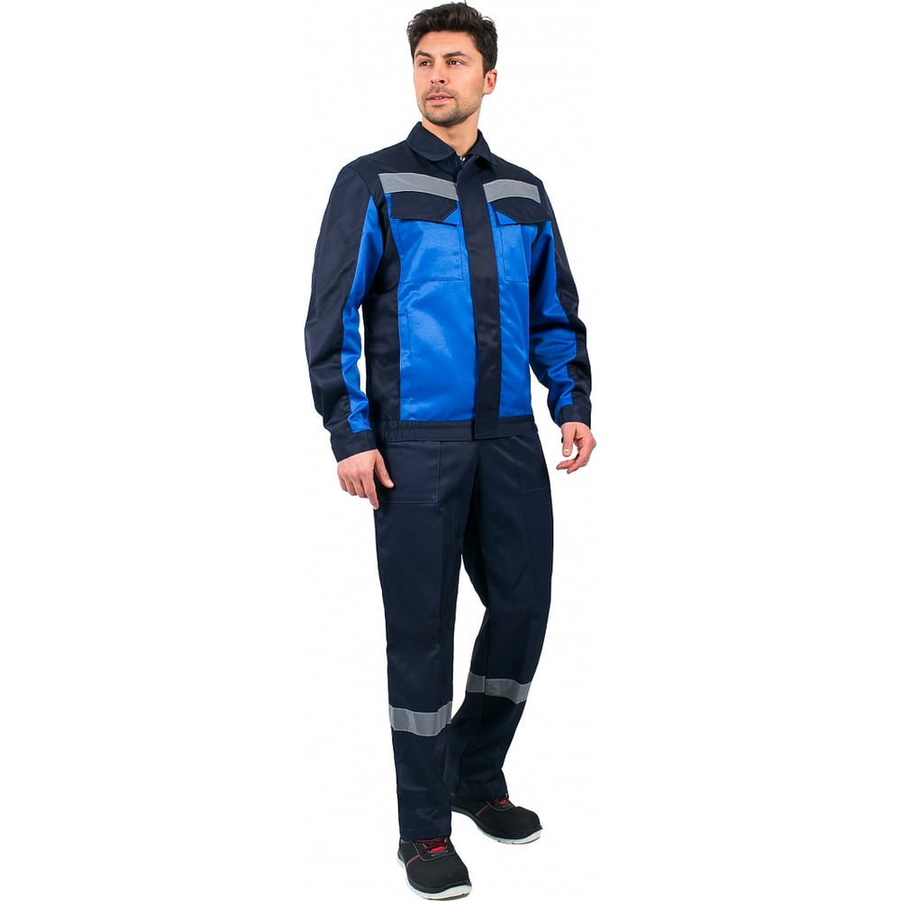 Изображение товара Костюм ФАКЕЛ Мастер темно-синий/васильковый, размер 52-54, рост 158-164 87472947.007