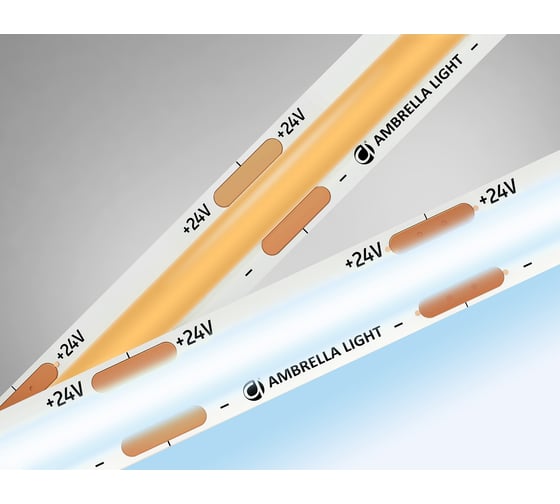 Изображение товара Светодиодная лента Ambrella light COB 480Led /12W m/ 24V IP20 6500K 5m GS4703