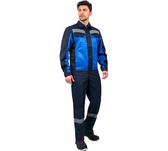 Изображение товара Костюм ФАКЕЛ Мастер темно-синий/васильковый, размер 44-46, рост 170-176 87472947.002