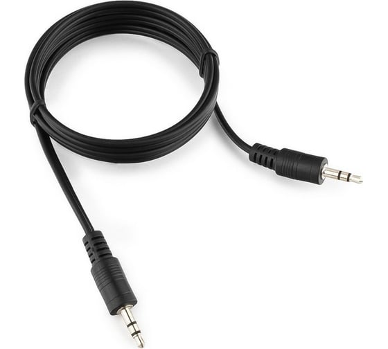 Изображение товара Кабель Cablexpert аудио Jack 3.5(M)/Jack 3.5(M), 3pin, 1.2м, черный, пакет CCA-404