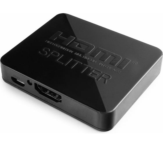 Изображение товара Каскадируемый разветвитель Cablexpert HDMI HD19F/2x19F 1 компьютерный 2 монитора Full-HD 3D 1.4v, DSP-2PH4-03