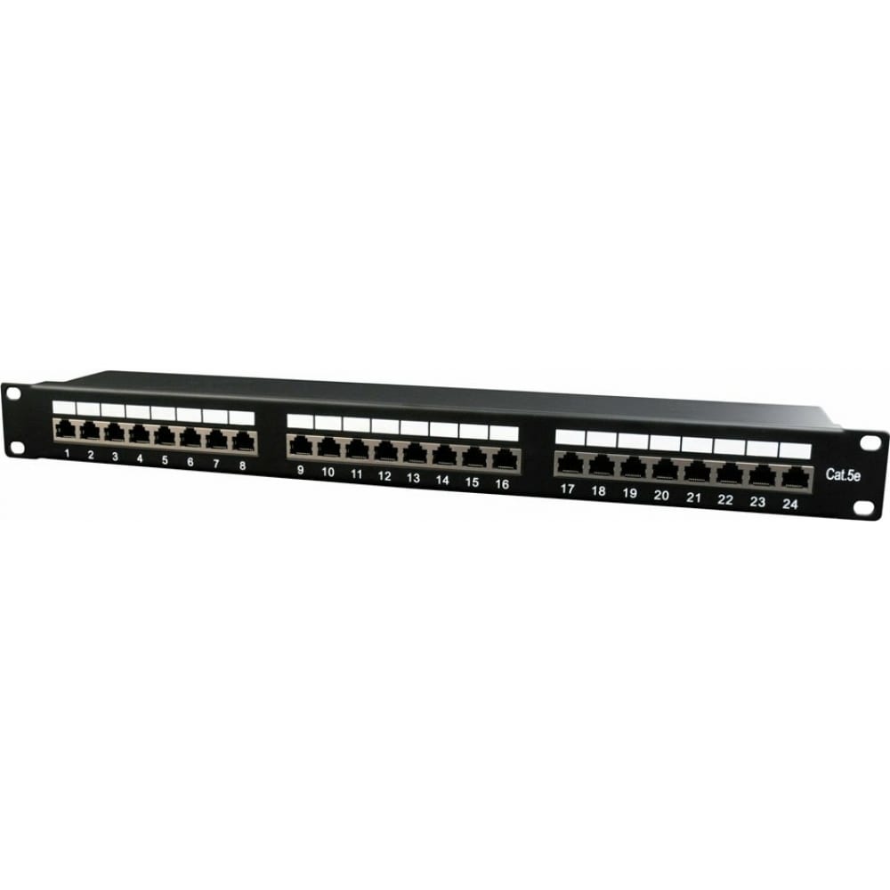 фото Коммутационная экранированная панель cablexpert 24 порта категории 5e, размер 19 1u npp-c524-002