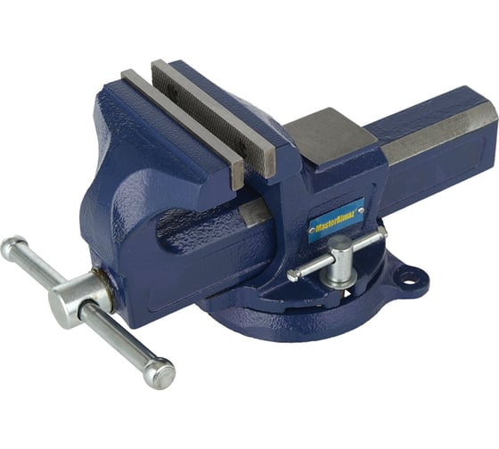 Изображение товара Тиски поворотные с наковальней МастерАлмаз ширина губок 125 мм 7,5 кг 10508306