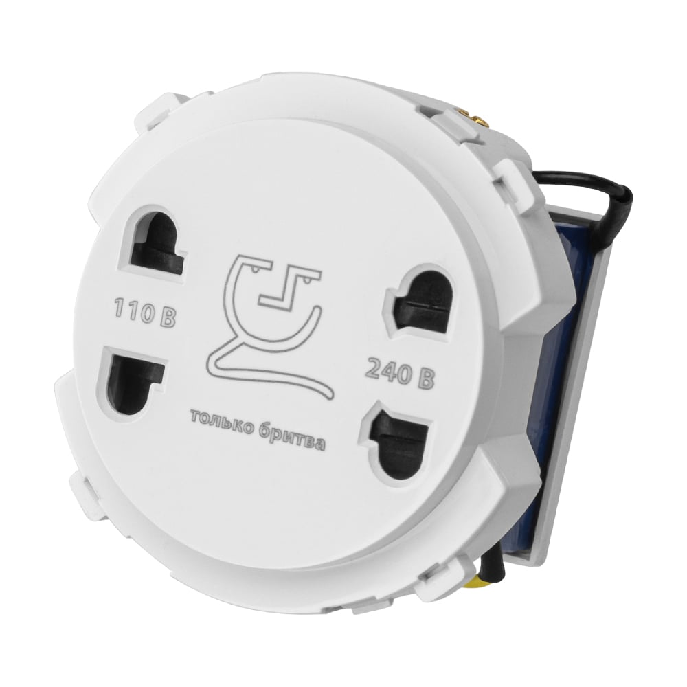 Изображение товара Розетка TDM ELECTRIC для бритвы белая, SQ1819-0049