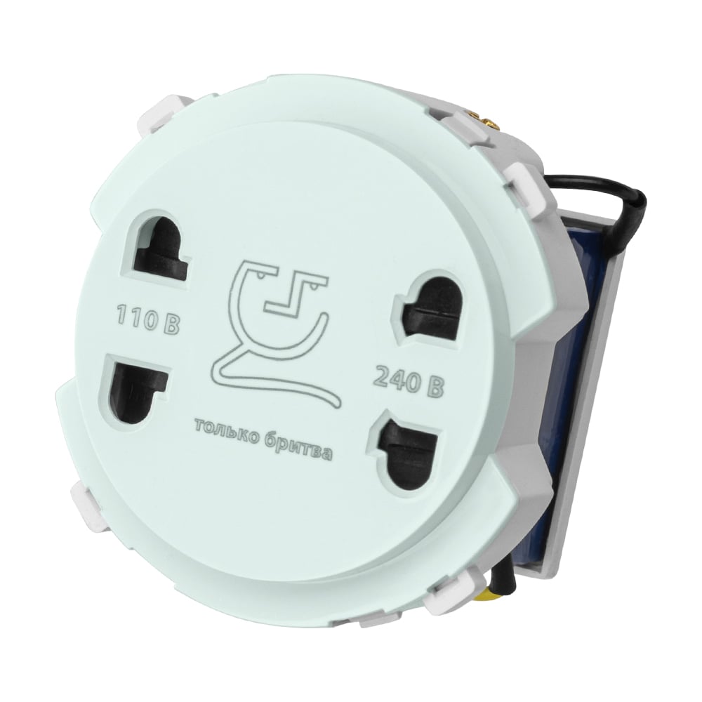 Изображение товара Розетка TDM ELECTRIC для бритвы серия Байкал фисташковая SQ1819-0149