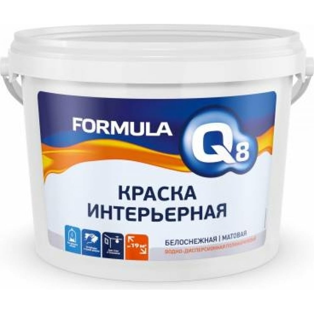 фото Интерьерная в/д краска престиж 1,5 кг 8 formula q8 204030