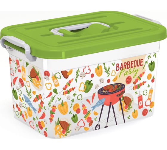 Изображение товара Контейнер для шашлыка ПОЛИМЕРБЫТ BBQ party 6.5 л 438092500