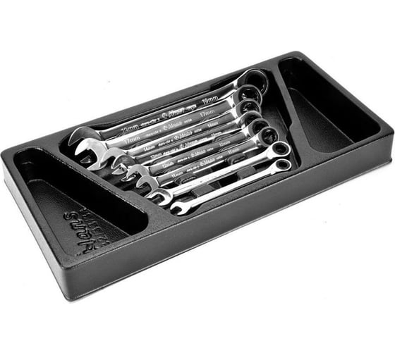 Изображение товара Трещоточные ключи Hans 8 предметов, ложемент TT-32