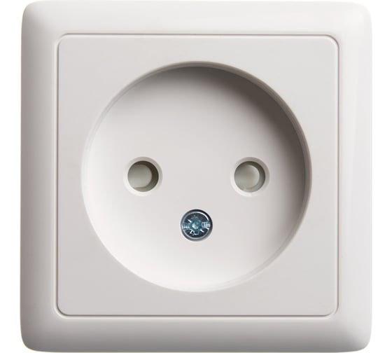 Изображение товара Розетка без заземления со шторками Systeme Electric Хит открытой установки с изолир. пласт. белый 16а RA10-137I-B