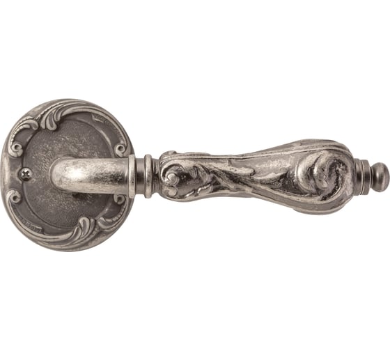 Изображение товара Дверная ручка VAL DE FIORI НАПОЛИ серебро античное 2 шт INDH 706-74 AI