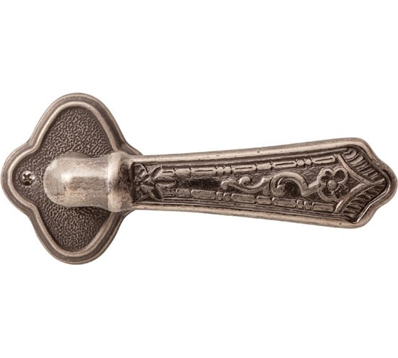 Изображение товара Дверная ручка VAL DE FIORI АМУАЖ серебро античное 2 шт INDH 704-73 AI