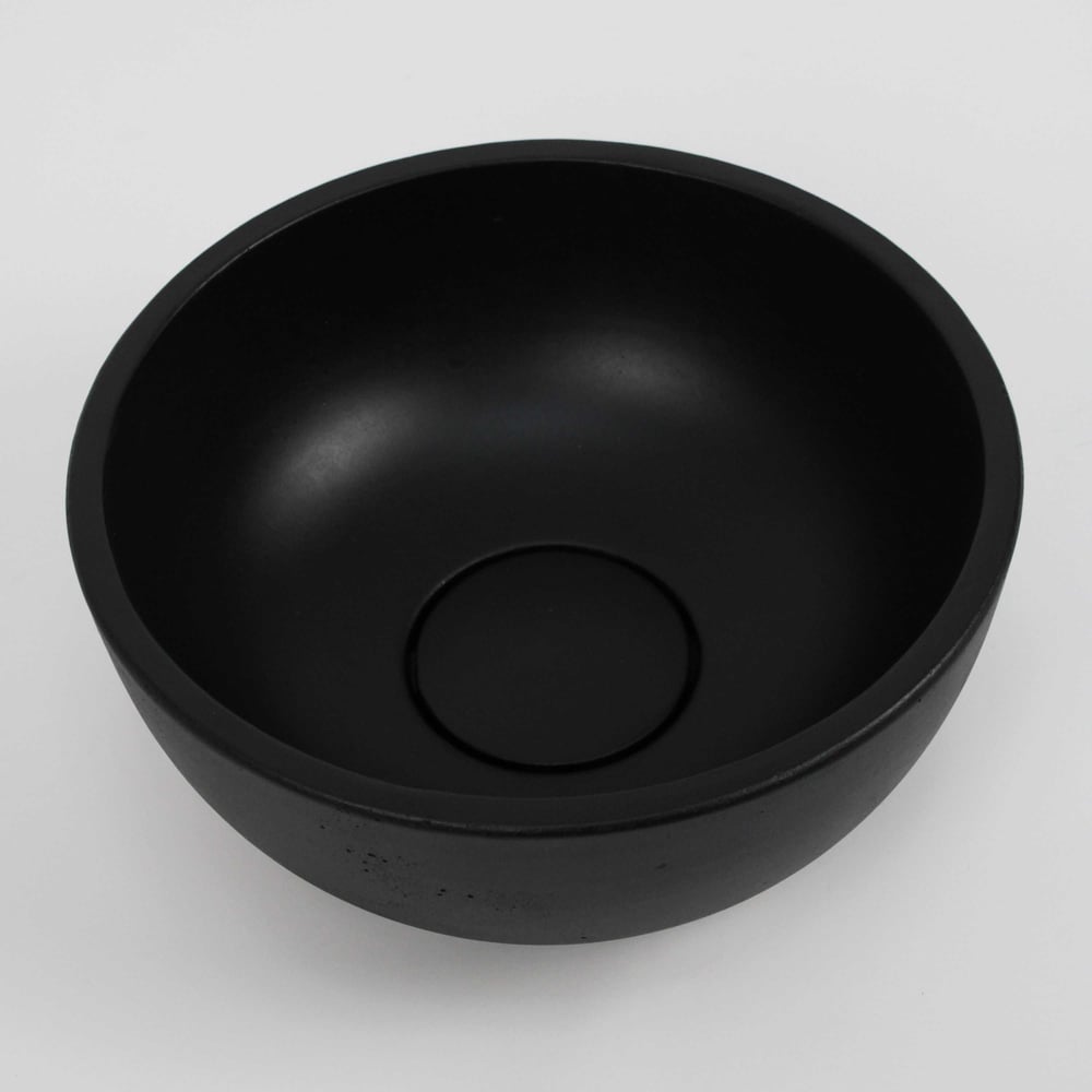 Изображение товара Раковина для ванной накладная Uperwood Belfast 30 см, круглая, черный 2092020327