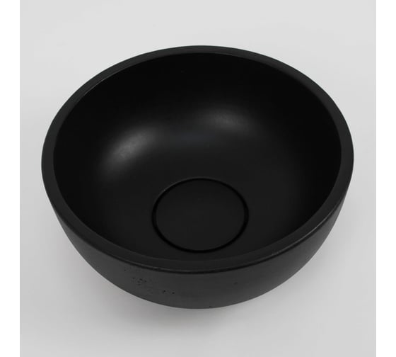 Изображение товара Раковина для ванной накладная Uperwood Belfast 30 см, круглая, черный 2092020327