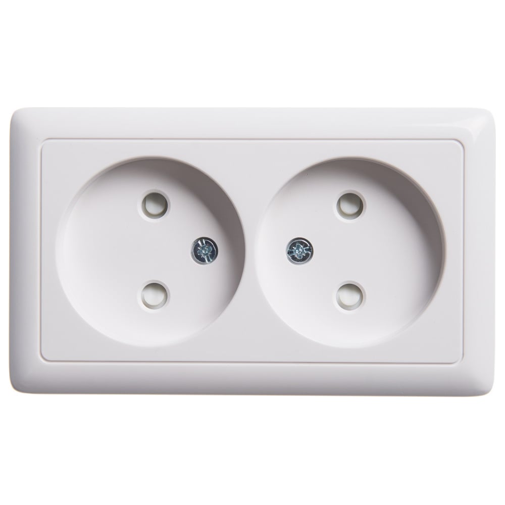 Изображение товара Розетка Systeme Electric Хит с защитными шторками 16A белая