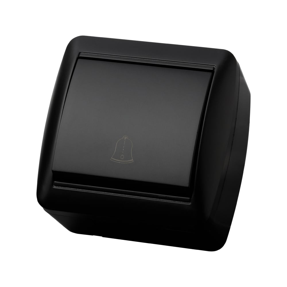 Изображение товара Кнопка звонковая открытой установки IP44 графит TDM ELECTRIC SQ1818-0316