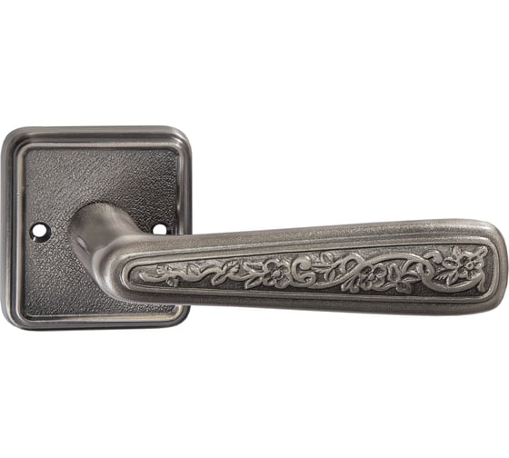 Изображение товара Дверная ручка VAL DE FIORI НИКОЛЬ серебро античн блест 2 шт INDH 703-72 PAI