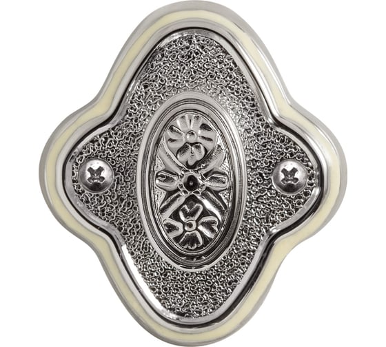 Изображение товара Завертка к ручкам VAL DE FIORI серебро античное 2 шт INBK 73 AI