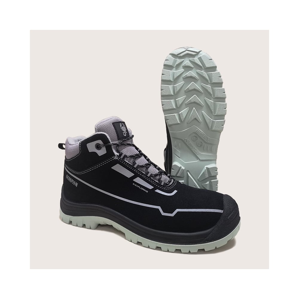 Изображение товара Рабочие ботинки Скорпион "Пионер Флис" с ПК, черные, размер 42 2202ПК.42