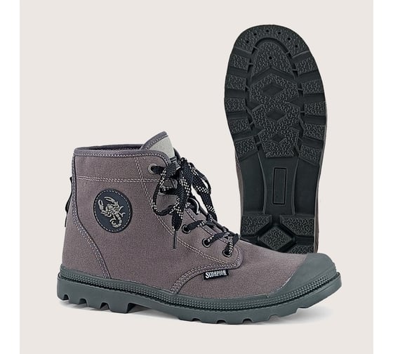 Изображение товара Рабочие ботинки Скорпион "Комфорт" серые, размер 43 1650.43