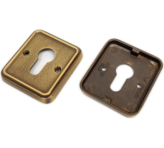 Изображение товара Накладка на цилиндр VAL DE FIORI лат состаренная 2 шт INET 72 YB