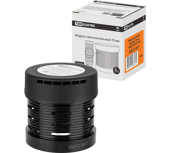 Изображение товара Модуль звуковой (зуммер) TDM ELECTRIC 70 мм 100дБ 24В DC SQ0737-0017