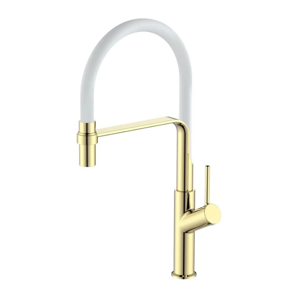 Изображение товара Смеситель для кухни с гибким изливом ESKO Gold белый K50GW