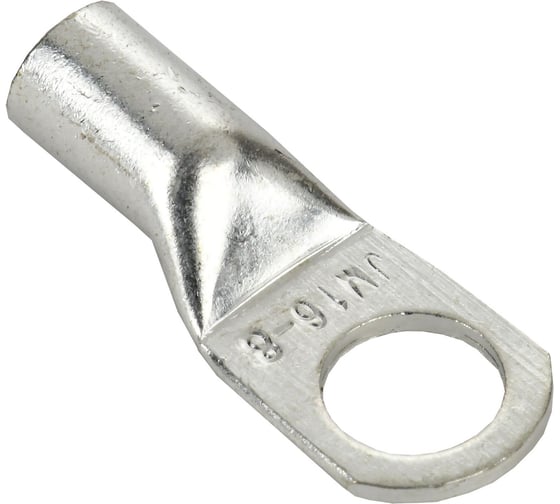 Изображение товара Наконечник медный луженый IEK jga-16-8 (тмл) (5шт/упак) UNP10-31-O-016-008-05