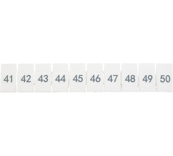 Изображение товара Маркеры EKF для JXB-ST 4, с нумерацией 1-50, 100 шт, PROxima zb-st-4-1-50