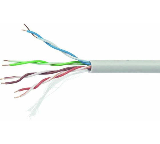 Изображение товара Кабель Cablexpert UTP indoor 4x2x0.40, CCA, кат.5е, однож., 100м, box, серый, UPC-5040E-SOL/100