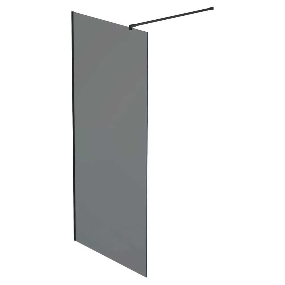Изображение товара Душевая перегородка Mebelvann Walk In 2000x700 графит черный матовый анодированный алюминий