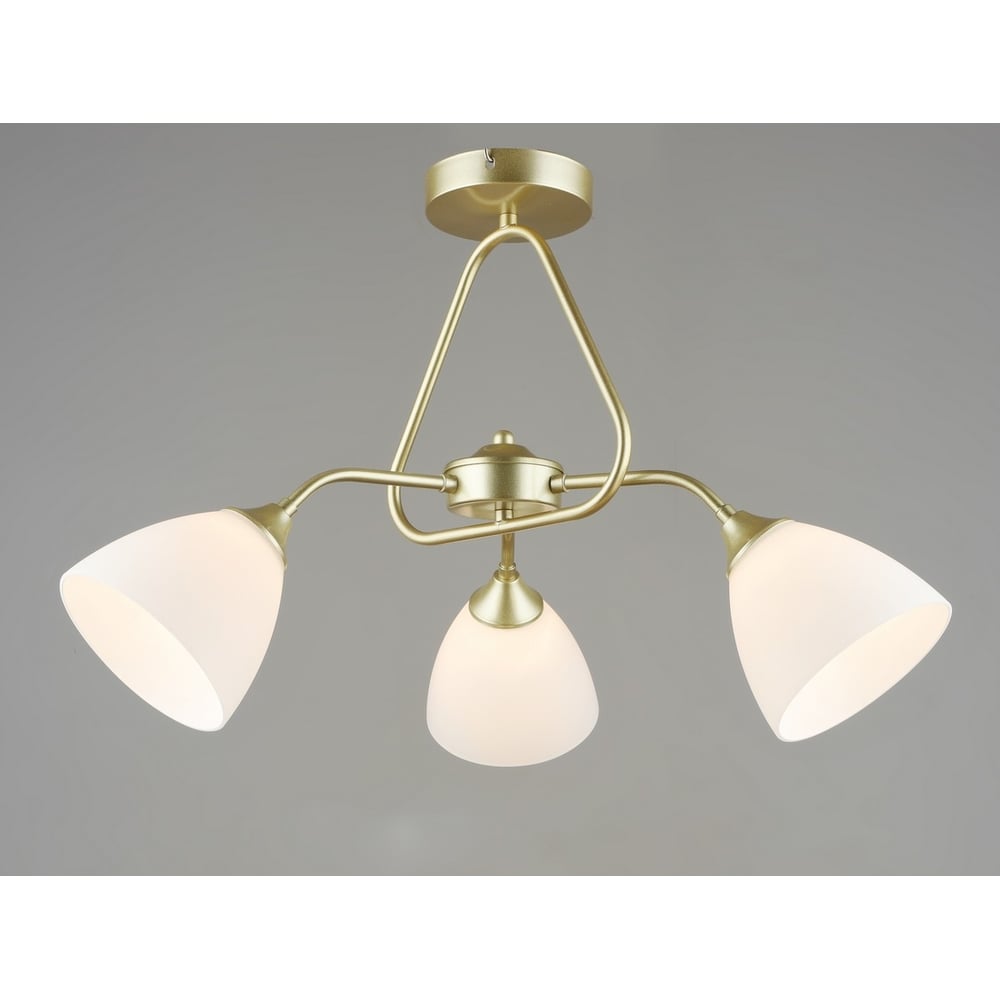 Изображение товара Потолочная люстра Мелодия Света SL4813-3 GD 3 лампы дизайнерская