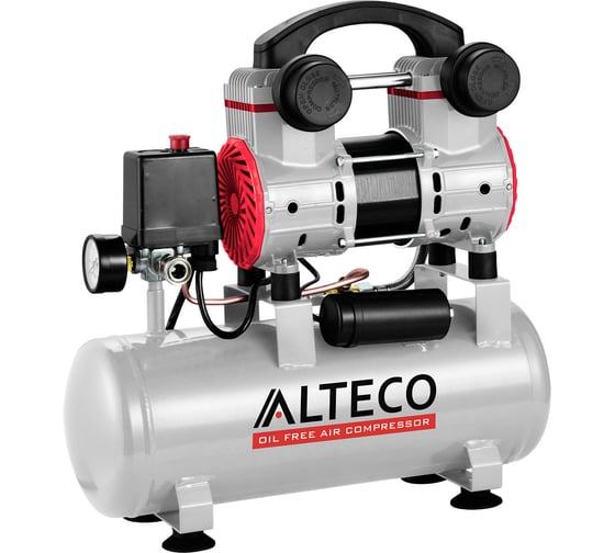 Изображение товара Безмаслянный компрессор ALTECO ACO 9L 63423