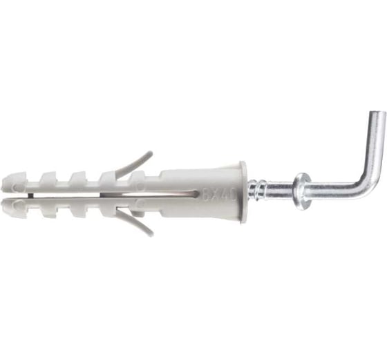 Изображение товара Дюбель с Г-образным крюком Elematic саморезом PA 6 ESB/P2 6x30 GM 8702413