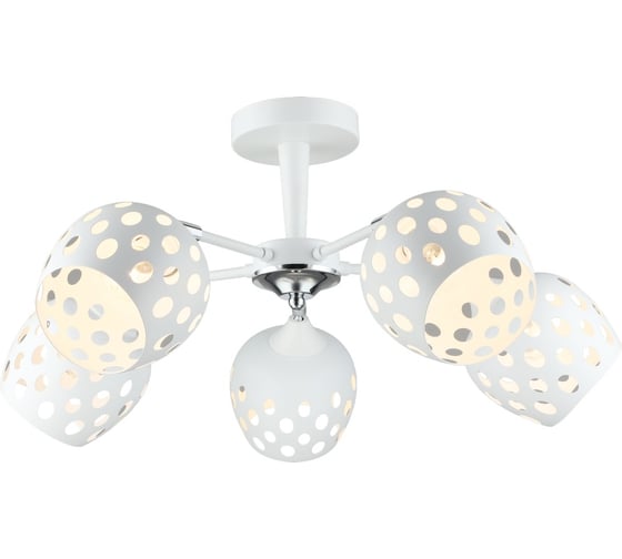 Изображение товара Потолочная люстра Мелодия Света SL6864-5 WT+CR 000066035