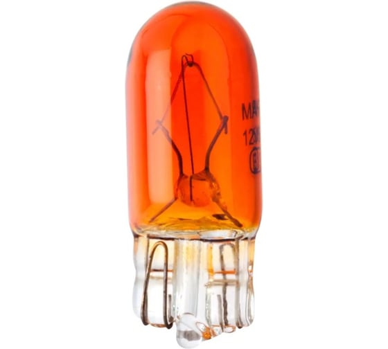 Изображение товара Автомобильная лампа МАЯК WY5W 12V 5W W2.1x9.5d ORANGE, габарит, повортники, 4606735601114/4660007275410/4660007276493 61205бцORANGE