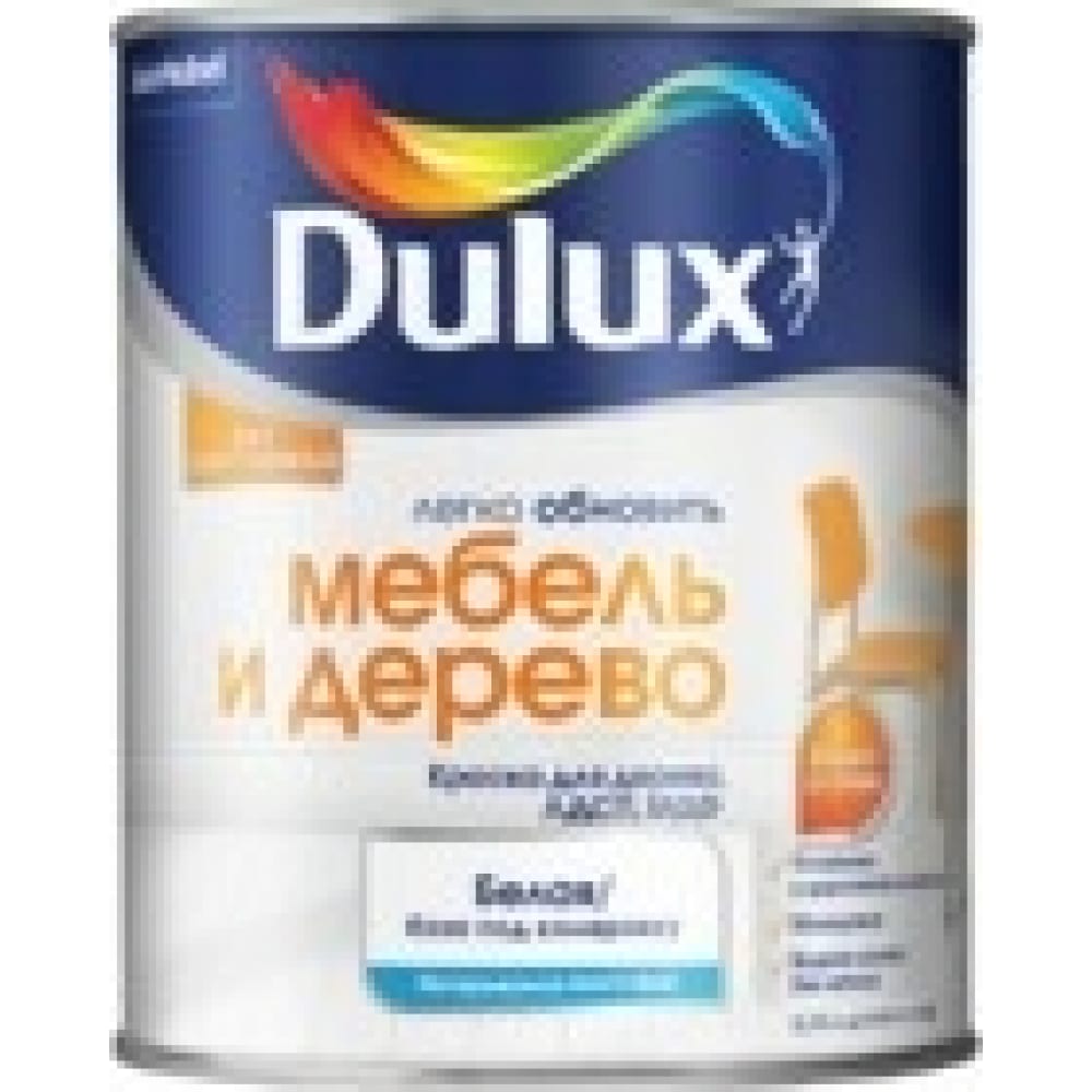 фото Краска dulux мебель и дерево база bw 2л 5327300