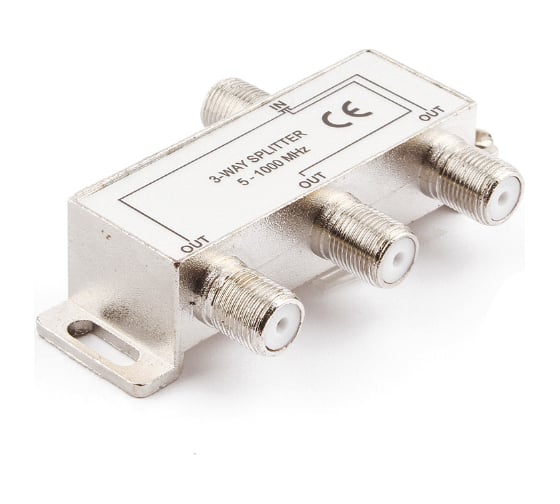 Изображение товара ТВ сплиттер на 3 телевизора Cablexpert проф., 5-1000MHZ AS-TV-03