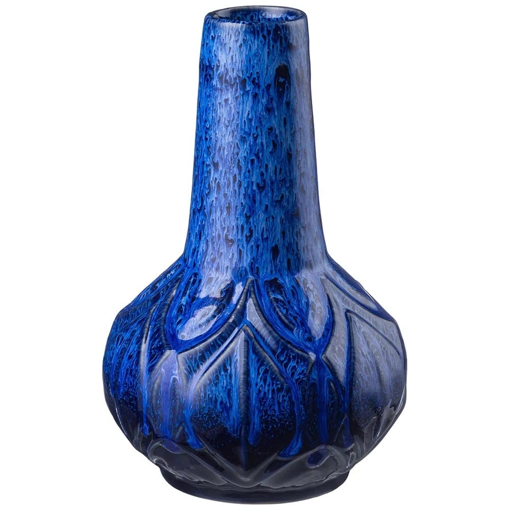 Изображение товара Декоративная керамическая ваза Lefard 12,8x12,8x20 см синяя