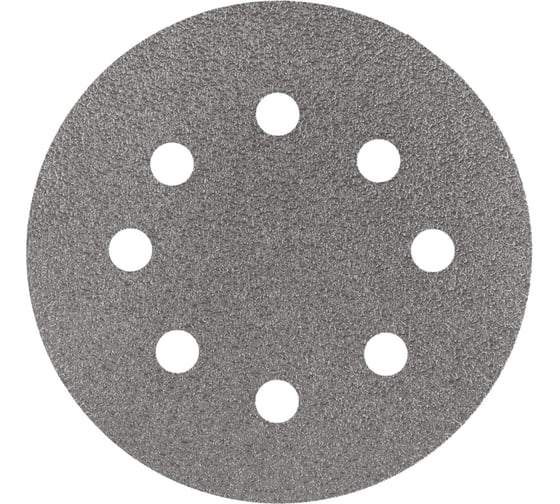 Изображение товара Круг шлифовальный PLATINUM 125мм, 8 отв., Р150, 10 шт Deerfos 4673751370874