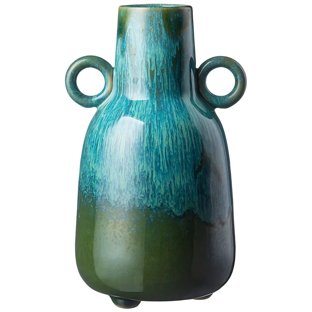 Изображение товара Декоративная керамическая ваза Lefard 14,3x13,8x23,7 см бирюзовая