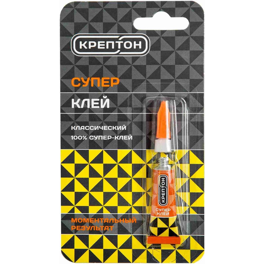 Изображение товара Супер-клей Крептон вр1 3 г для кожи, ткани и обуви