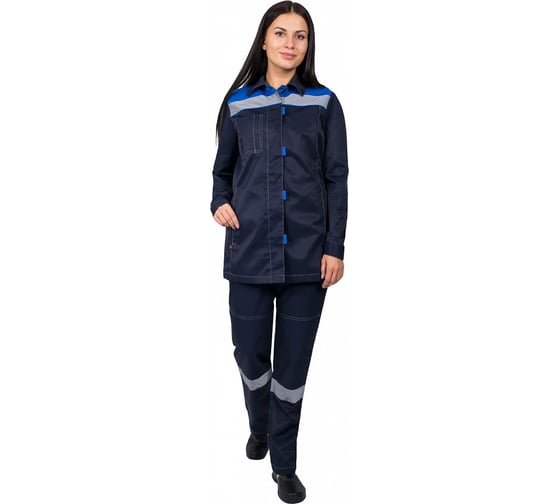 Изображение товара Женский костюм Факел Весна-2 темно-синий/васильковый, р. 56-58, рост 170-176 87471189.008