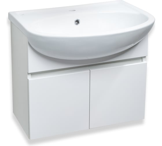 Изображение товара Тумба Runo Лада 50 подвесная белая под умывальник 00-00001366