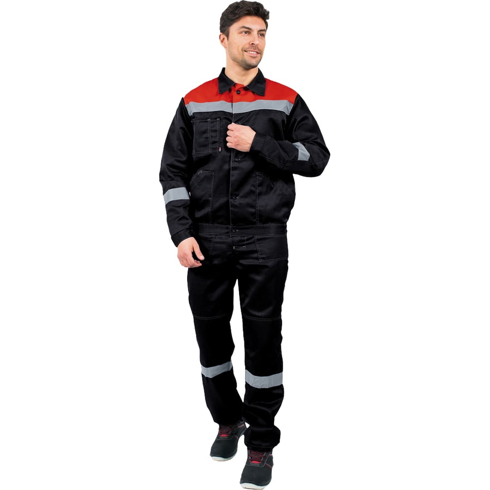 Изображение товара Костюм Факел Легион-2 СОП черный красный водоотталкивающий 64-66