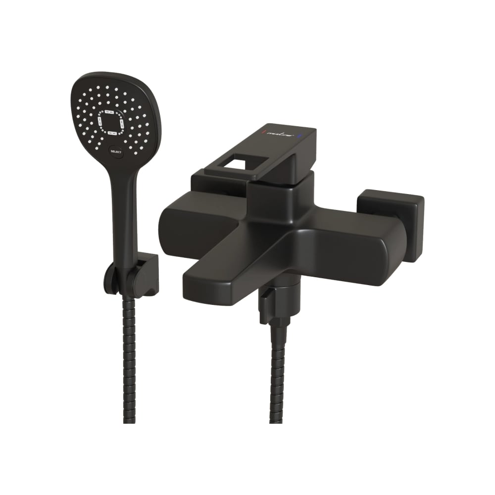 Изображение товара Смеситель для ванны MIXLINE Solo black с картриджем 35 мм